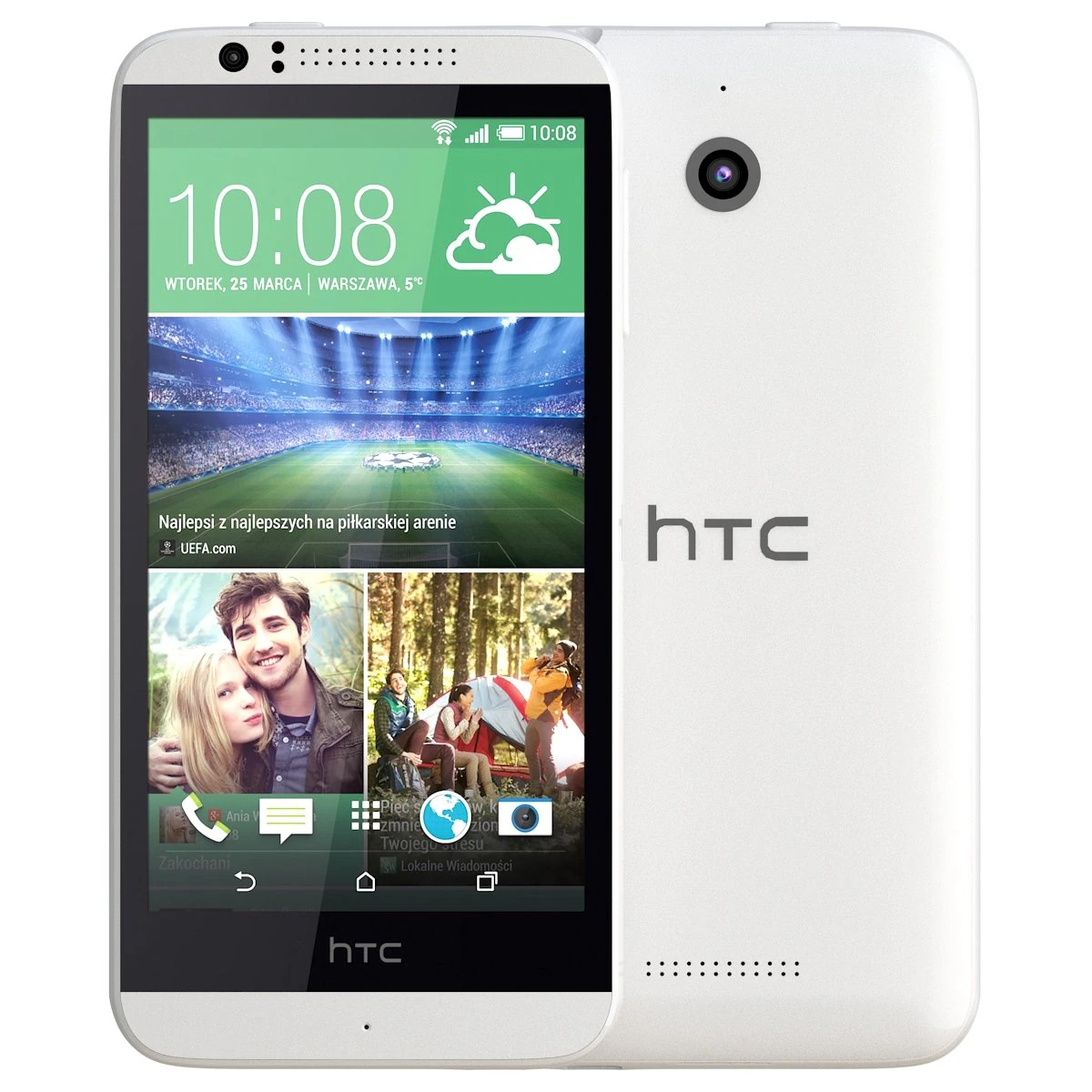 htc desire 510 vanilla white 3D Model .c4d .max .obj .3ds .fbx .stl .blend 