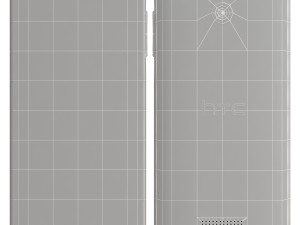 htc desire 510 vanilla white Modelo 3D
