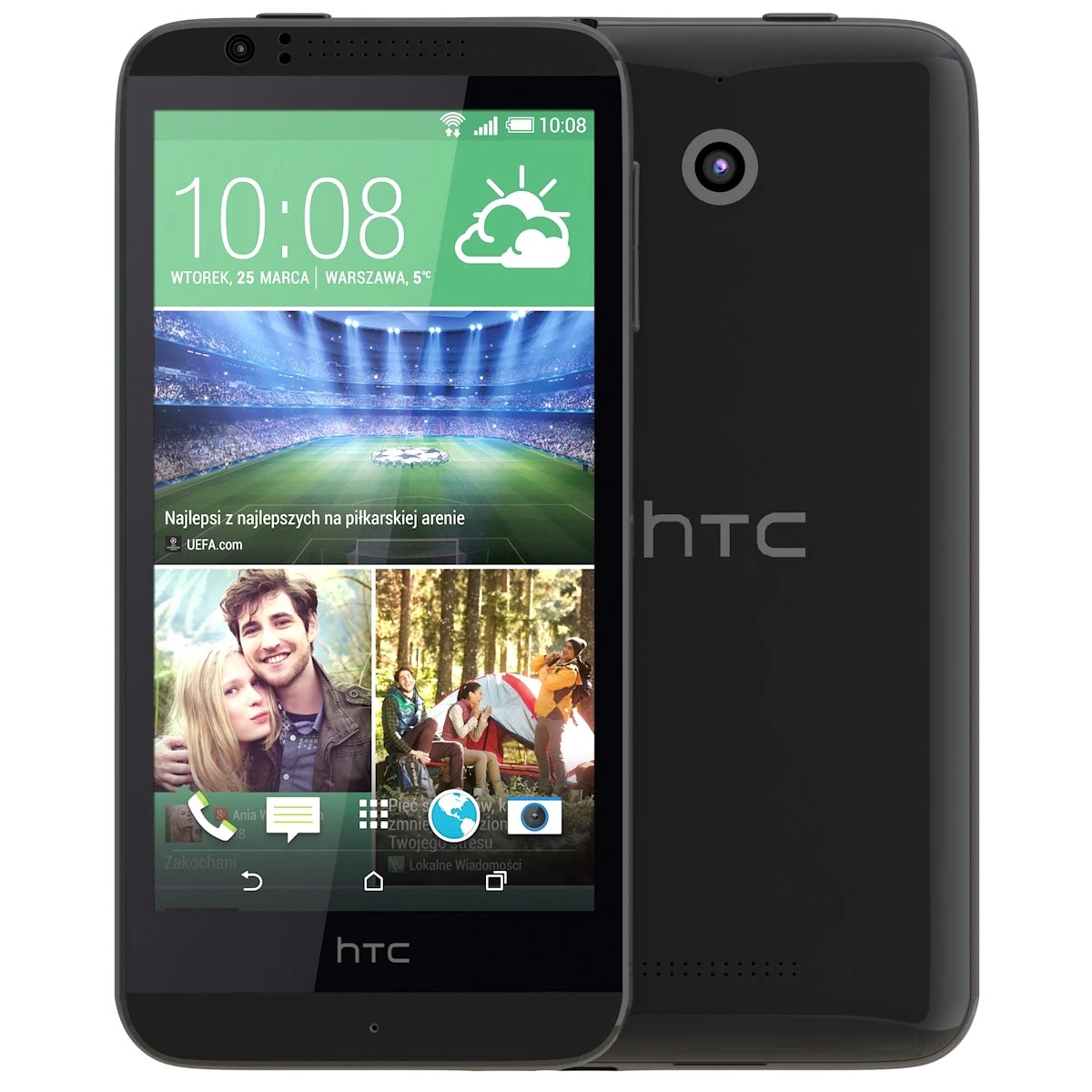 htc desire 510 jet black 3D Model .c4d .max .obj .3ds .fbx .stl .blend 