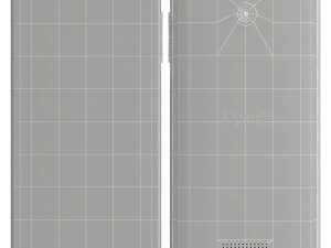 htc desire 510 jet black 3D Model