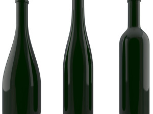 bottle of wine collection 3D मॉडल
