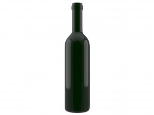 bottle of wine collection 3D Model