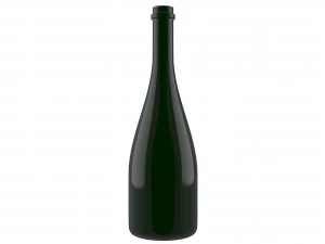bottle of wine collection 3D Model