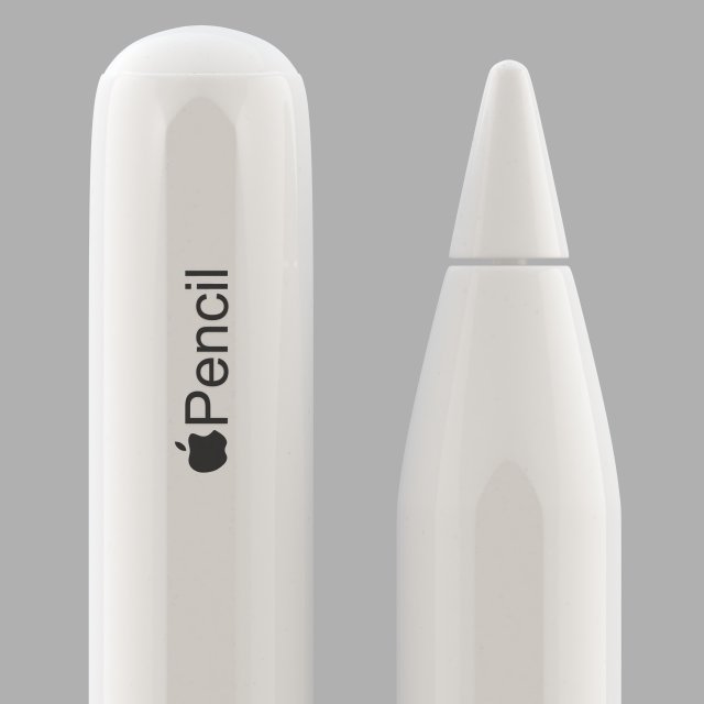 apple pencil 2 Modello 3D .c4d .max .obj .3ds .fbx .stl .blend 