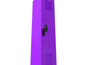 arm&aacute;rio roxo Modelo 3D