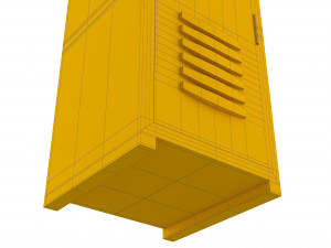 locker purple 3D Model