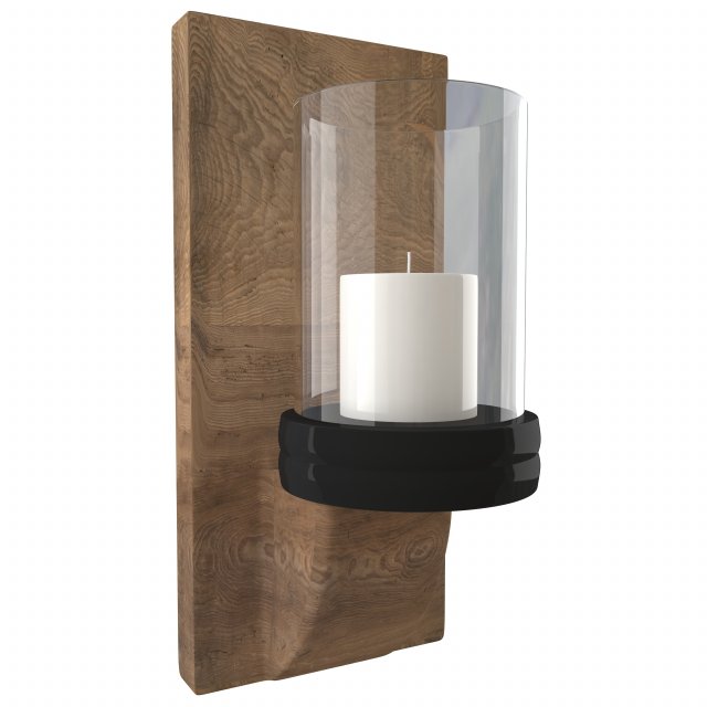 candle wall sconce 3D 모델 .c4d .max .obj .3ds .fbx .stl .blend 