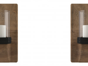 candle wall sconce 3D 모델