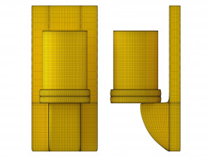 candle wall sconce 3D 모델