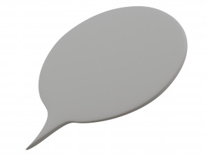 thought bubble 3D Model