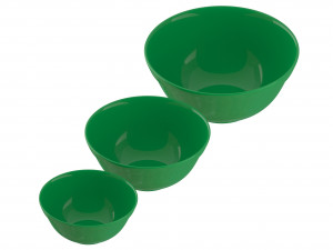 green bowls Modelo 3D