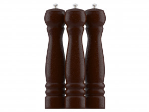 wood pepper mills 3D-Modell
