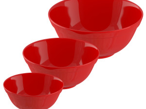 red bowls 3D Model