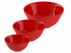 red bowls 3D Model
