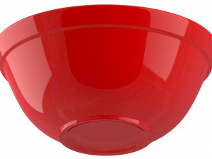 red bowls 3D Model