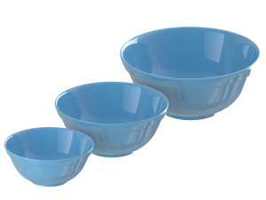 blue bowls 3D Model