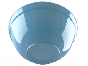 blue bowls 3D Модель