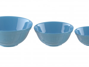 blue bowls 3D Модель