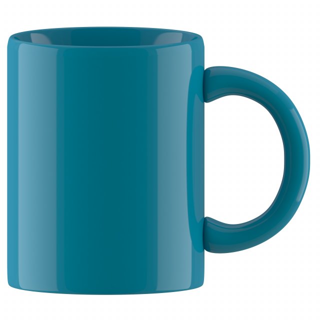 coffee mug dark blue Modelo 3D .c4d .max .obj .3ds .fbx .stl .blend 