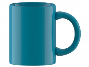 coffee mug dark blue 3D Model
