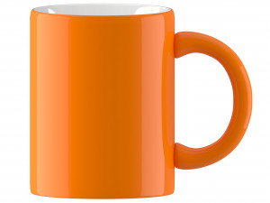 coffee mug orange Modelo 3D