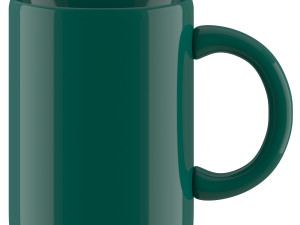 coffee mug dark green 3D Модель