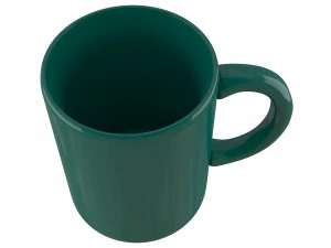 coffee mug dark green 3D Model