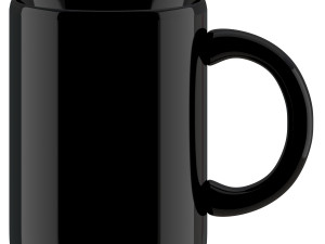 coffee mug black 3D Model
