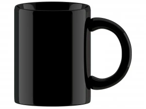 coffee mug black 3D Model