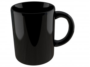 coffee mug black Modèle 3D