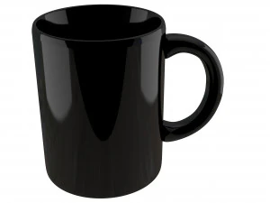 coffee mug black 3D Model