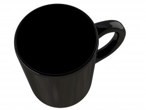 coffee mug black Modèle 3D