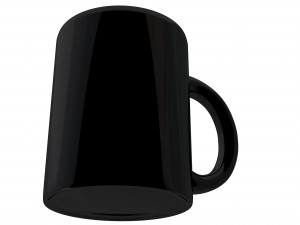 coffee mug black Modèle 3D