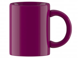 coffee mug dark parpal Modèle 3D