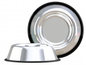 stainless steel dog bowl Modelo 3D