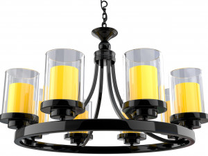candle chandelier 3D Model