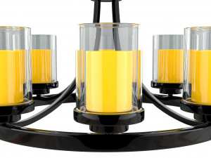 candle chandelier 3D Model