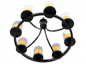 candle chandelier 3D Model