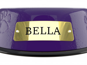 large bowl electric purple Modelo 3D