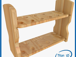 test tube rack 3D Model