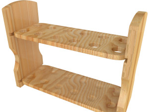 test tube rack Modèle 3D