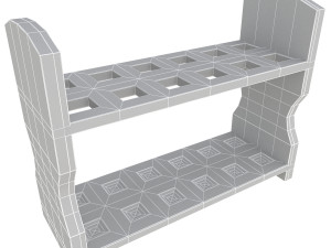 test tube rack Modèle 3D
