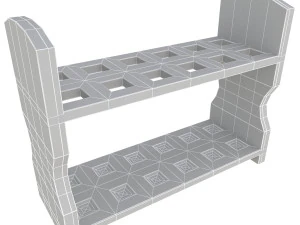 test tube rack 3D Model