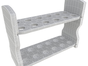 test tube rack Modèle 3D