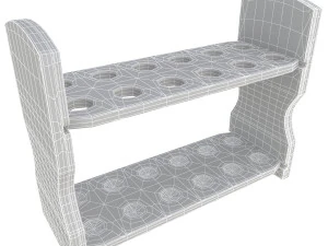 test tube rack 3D Model
