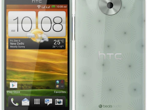 61 HTC Cellphones Collection 3D Model