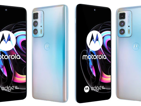 20 Motorola Cellphones Collection 3D Model