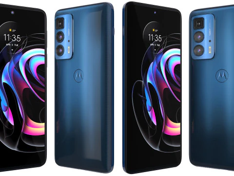 20 Motorola Cellphones Collection 3D Model