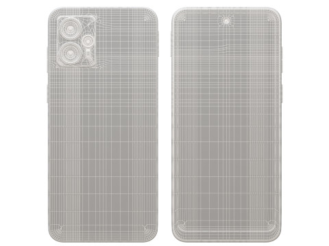 20 Motorola Cellphones Collection 3D Модель