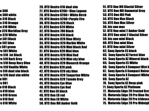 271 all brands Cellphones Collection Modelo 3D
